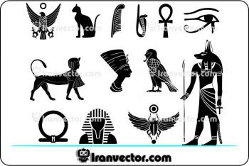 وکتور نماد مصر